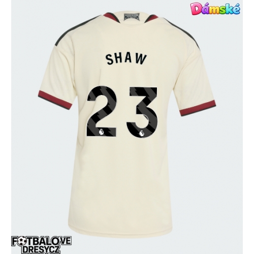 Manchester United Luke Shaw #23 Dámské Alternativní Dres 2026-27 Krátký Rukáv Manchester United Luke Shaw #23 Dámské Alternativní Dres 2026-27 Krátký Rukáv